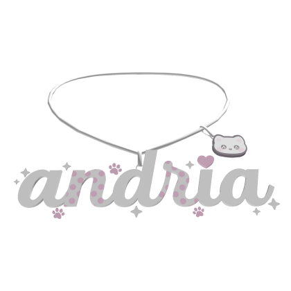 ♡ ৎ ︵ andria ˚ . Roblox item