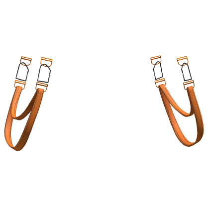 orange side waist belt suspenders Roblox item