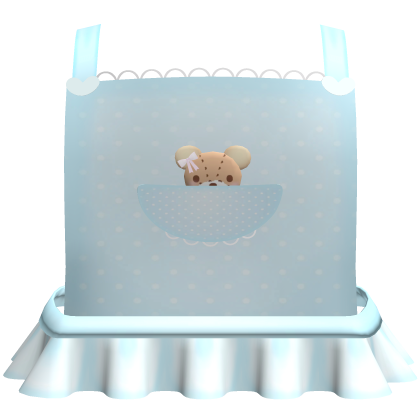 ♡ : Cute Pastel Blue Bear Garden Overalls