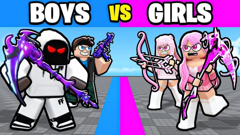 ⚔️ BOYS VS GIRLS Capture Flag!