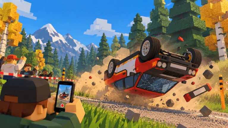 Backseat Rally on Roblox, screenshot 2