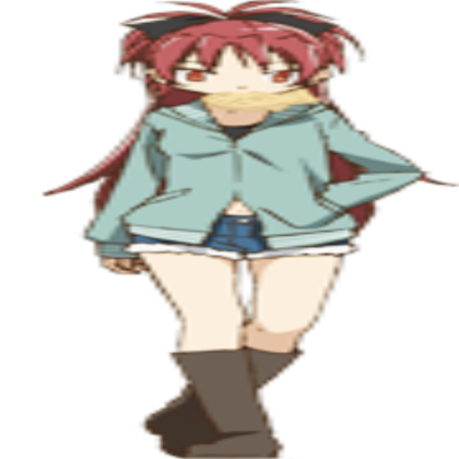 kyoko with a hoodie Roblox decal