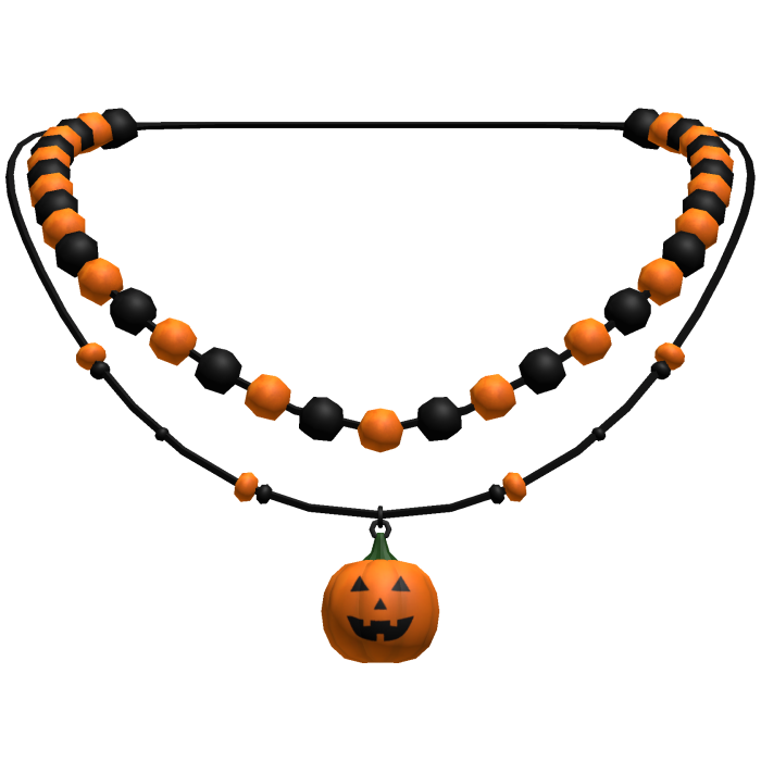 Y2K Halloween Pumpkin Necklace 🎃