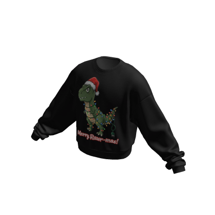 Christmas Dinosaur Sweater thumbnail