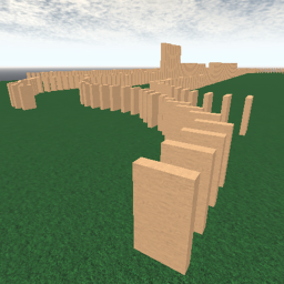 Corrupted Domino Rally