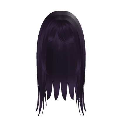 ♡ cute purple emo hair