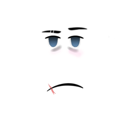 Blue Eyes Face Roblox decal