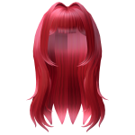 Red Long Straight Hair