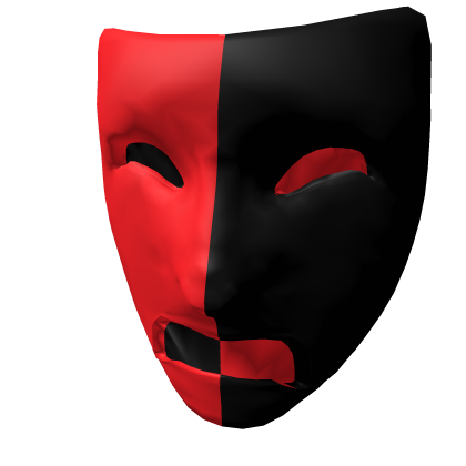 [NOLI] Red and Black Mask of Conflict Roblox item