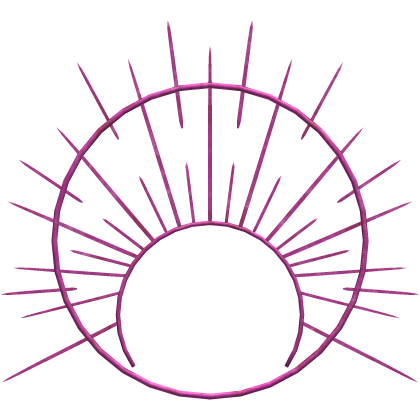 pink angelic halo crown