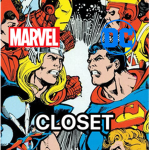 Marvel and DC closet