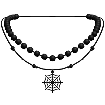 Y2K Layered Spider Web Necklace 🕸️