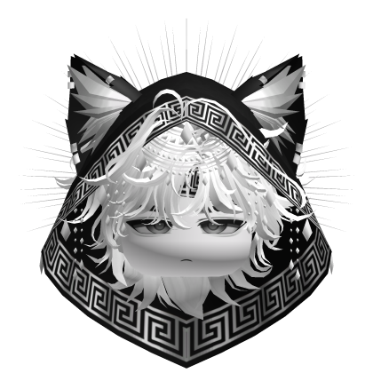 Egyptian Mullet w/ Divine Silver Black Hood