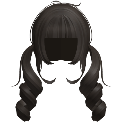 Curly KuruKuru Pigtails Brown