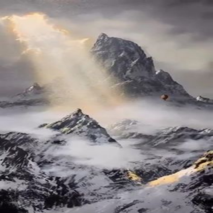 Mountains Oil Painting Roblox decal