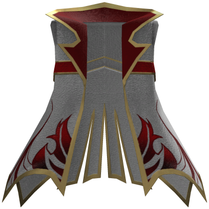 Royal Knight Coat - White Red