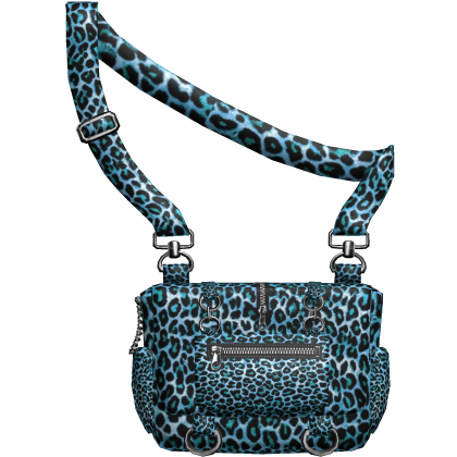 cyan leopard niche crossbody emo messenger bag 4.