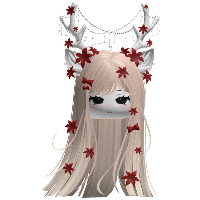 Ethereal Christmas Fairy Fawn Hair w/ Antlers