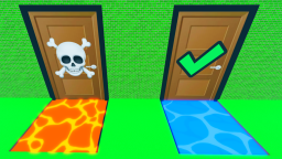 50% Wybierz drzwi Obby!