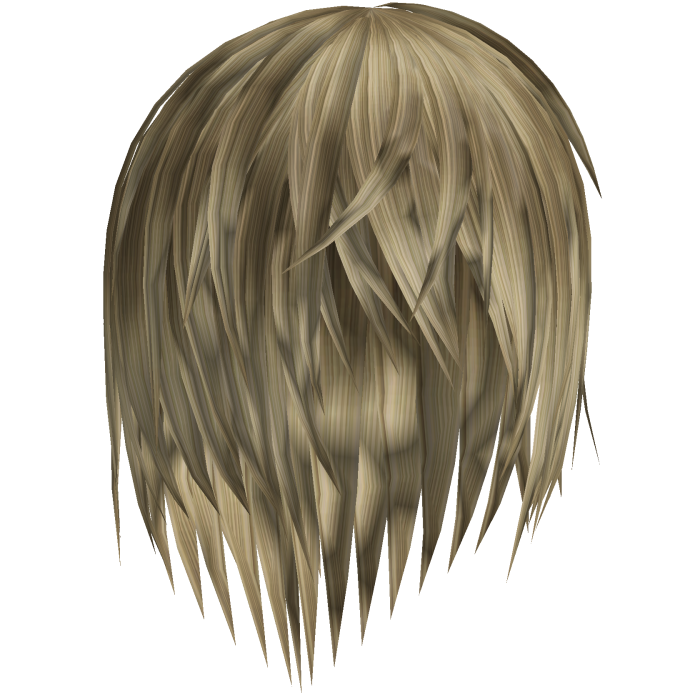 blonde wet emo hair 