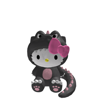 Cute Hello Kitty Godzilla Costume Plushie Y2K Roblox item