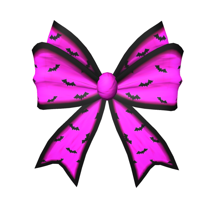 Pink Halloween Hair Bow