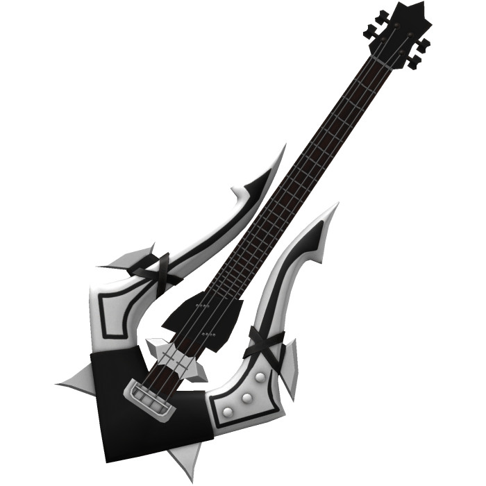 Cool Black White Goth Rock Guitar