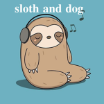 Sloth and Dog