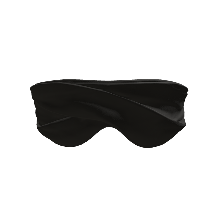 Black Anime Blindfold Mask