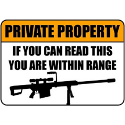 Sniper Sign Roblox decal
