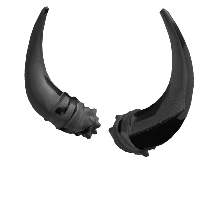 Gray/Black Demon Horns Roblox item