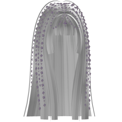 White Wispy Long Ethereal Hair Roblox item
