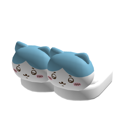 𖹭 : kawaii blue chiikawa hachiware slippers