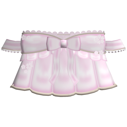 ♡ sakura antlers flower dress in pink Roblox item