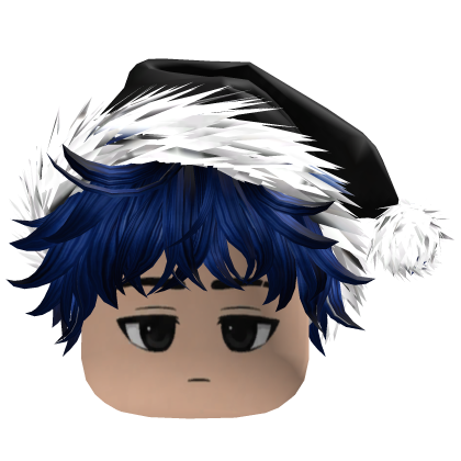 Sapphire Santa Hair Roblox item