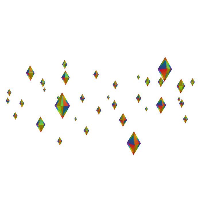 Glitched Diamond Aura [Animated] - 3D Crystal