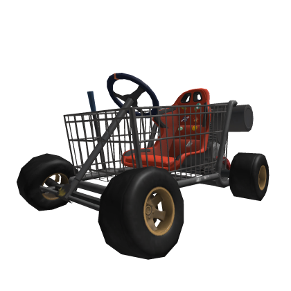 shopping drift kart with racing seat (smaller)