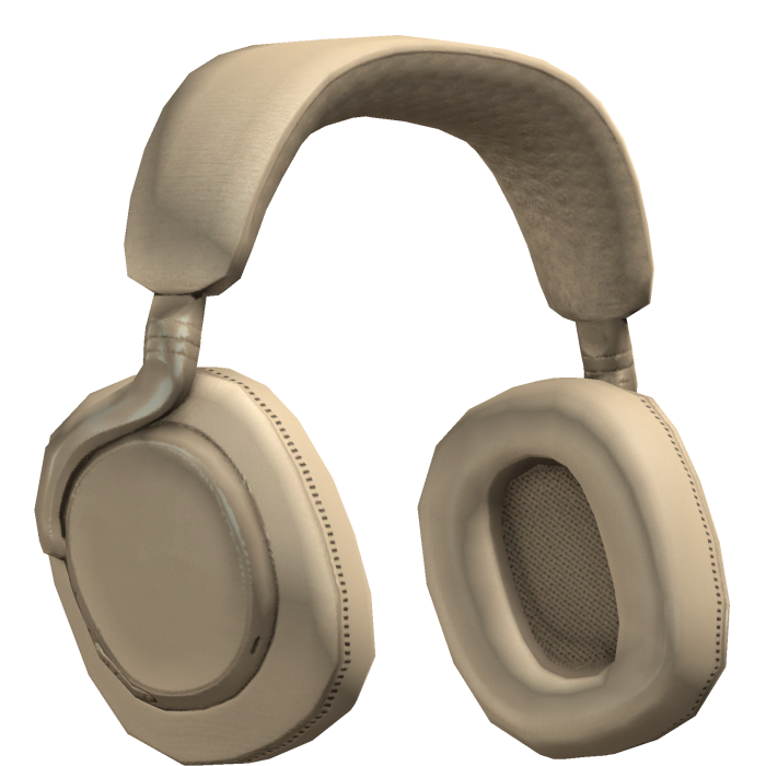 Beige Designer Headphones