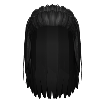 y2k Black Pulled Back Hair Maddy Roblox item