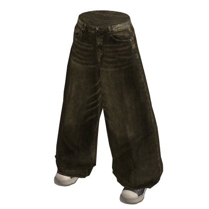 Olive Velveteen Pants