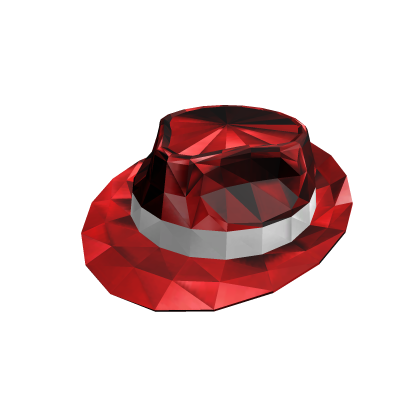Red Sparkle Time Fedora