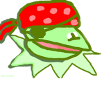 Green Salty Sea Frogs