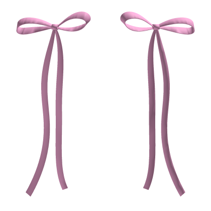 Cute Coquette Pink Hair Ribbon Bow