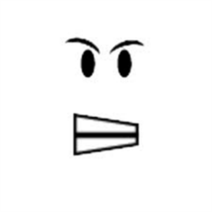 angry face Roblox decal