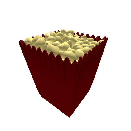 Realistic Popcorn Box