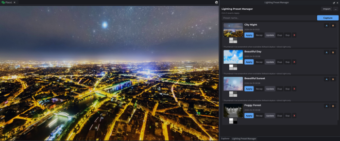 Lighting Preset Manager preview 2