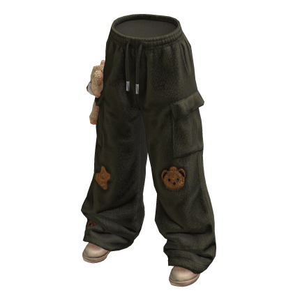 Teddy Cargo Pants w/Boots (Green)