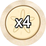 4x SandDollars