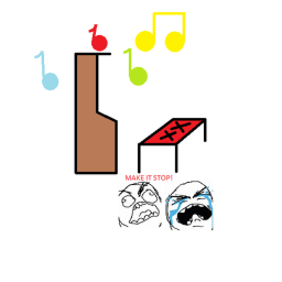 The piano that plays only one song.