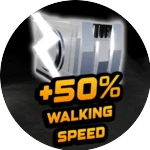 +50% Faster Sprinting